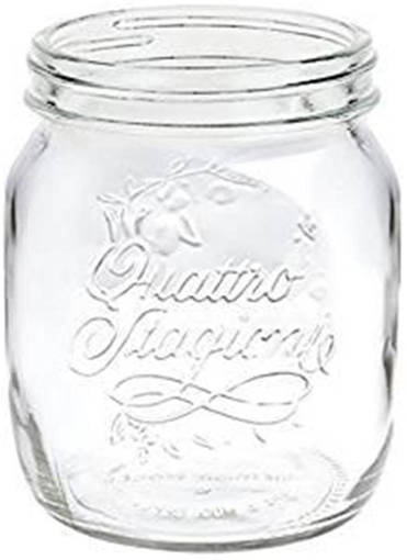 Bormioli Rocco Quattro Stagioni Vaso 700 cc, Senza Capsula, 1 pezzo