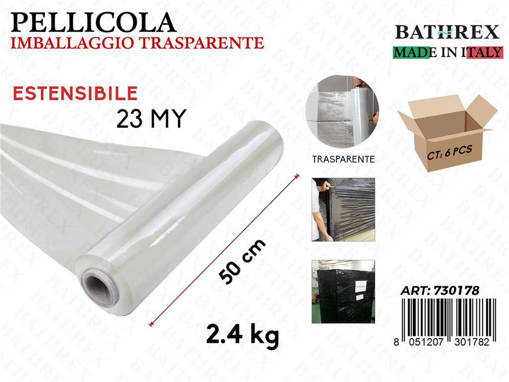 Pellicola Imballaggio Trasparente 2.0Kg 23My