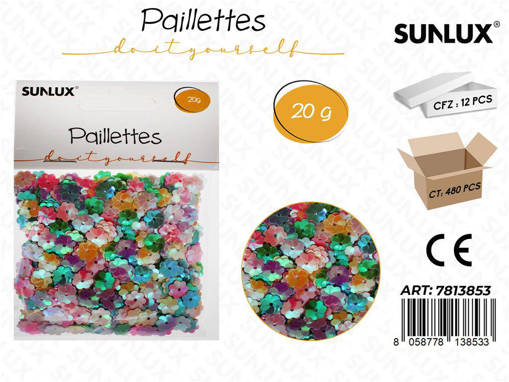 Sunlux Paillettes Fiore Col. Ass 20G / Pz Da 12**