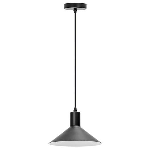Aigostar Lampadario in ferro nero (lampadina esclusa) E27
