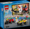 Lego City Great Vehicles 60458 Pack veicoli da corsa: pizzaiolo contro pompiere