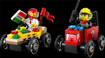 Lego City Great Vehicles 60458 Pack veicoli da corsa: pizzaiolo contro pompiere