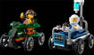 Lego City Great Vehicles 60459 Pack veicoli da corsa: aereo contro letto d’ospedale