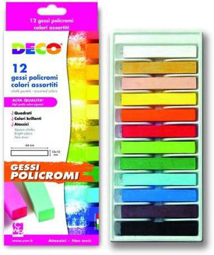 CWR - Gessi Policromi - Scatola 12 Pz. - Colori  Assortiti MY/MCP12