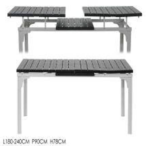 TAVOLO ALLUNGABILE 180/240CM EFF. LEGNO