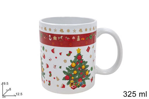 Tazzone 325Ml Con Decoro Natalizio