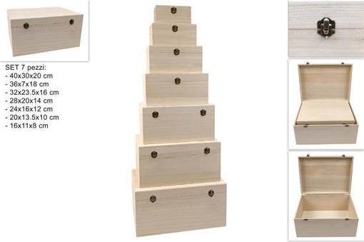 Scatola Legno Rettangolari XXXL