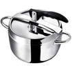 Abert Pentola pressione Easy5lt ø20cm H.23cmin acciaio inossidabile Aisi 430con 3 valvole di sicurezza + blocco aperturain scatola lito