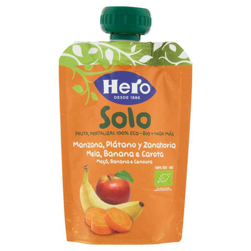 Hero Pouch Mela Banana Carota 1x100 gr