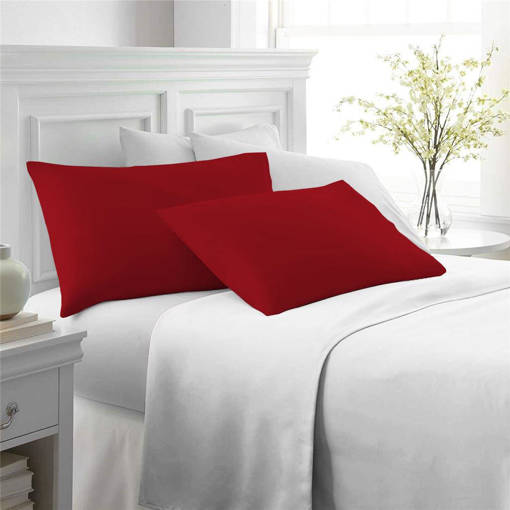 Zambetti Coppia Federe Cool Bordeaux