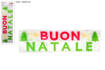 SCRITTA GOMMINI BUON NATALE (MX002)