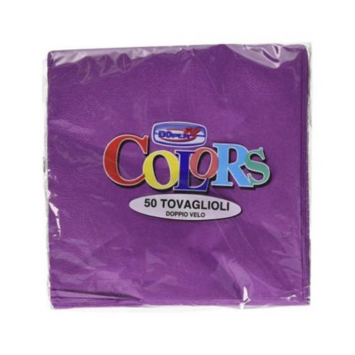 Dopla Tovaglioli Ovatta 33X33 2Veli Viola Carta