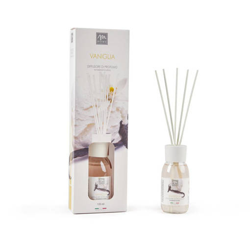 Mercury  16460  - Diffusore Di  Essenza Con  Bacchetti In Fibra 125 Ml  Vaniglia