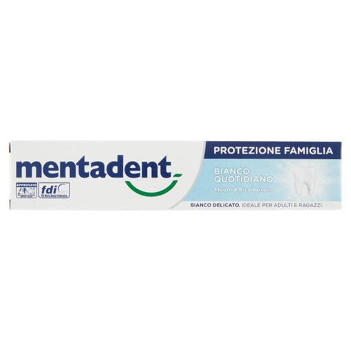 MENTADENT PROTEZIONE FAMIGLIA75ML BIANCO QUOTIDIANO - NEW