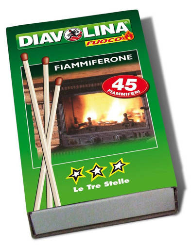 DIAVOLINA 3 STELLE FIAMMIFERONE 45