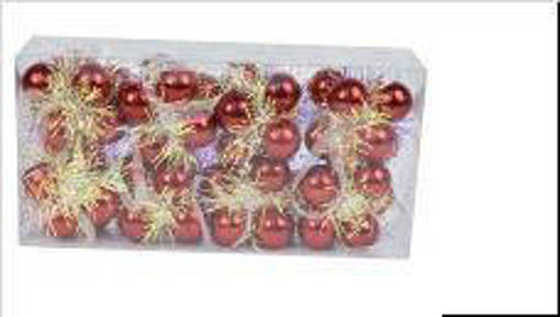 Nataluna Box 8 Sfere 7Cm M.Pa31 Rosso