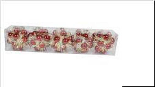 Nataluna Box 5 Sfere 10Cm M.Pa31 Rosso