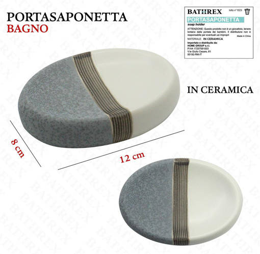 Bathrex Porta Saponetta In Ceramica