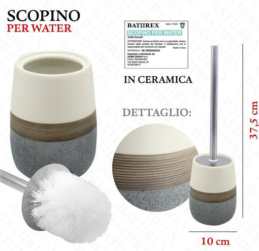 Bathrex Portascopino Wc Ceramica