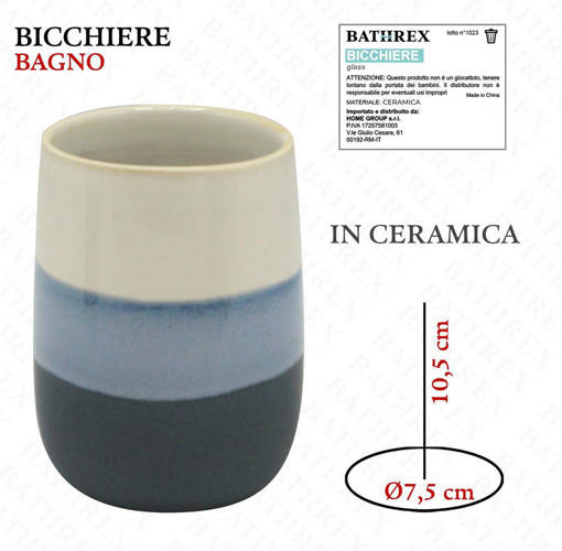 Bathrex Bicchiere Da Bagno In Ceramica