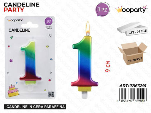 WOOPARTY CANDELINE MULTICOLOR N1