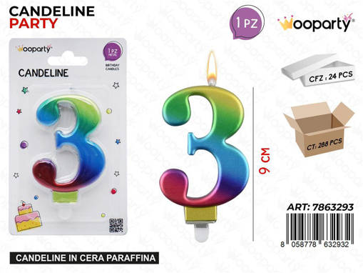 WOOPARTY CANDELINE MULTICOLOR N3