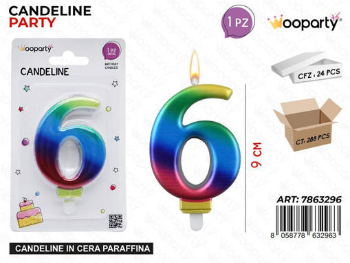 WOOPARTY CANDELINE MULTICOLOR N6