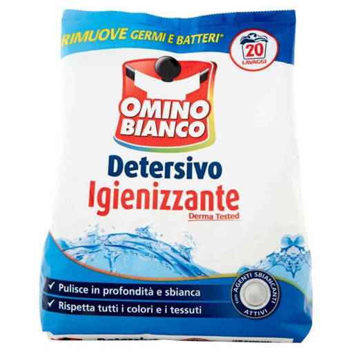Omino Bianco Detersivo Polvere Ric. 20 Mis Igienizzante
