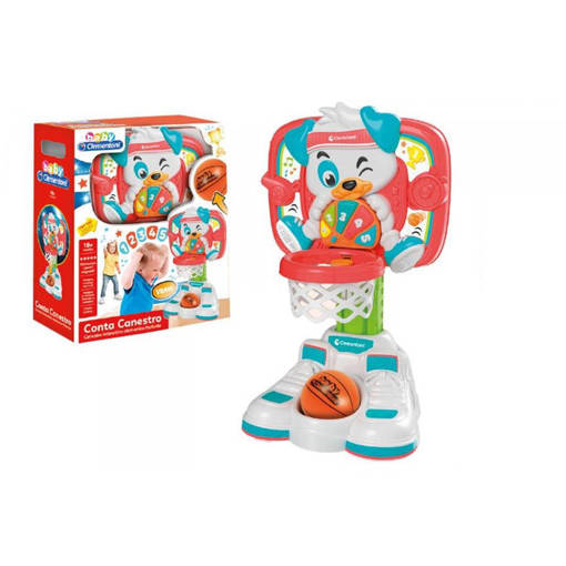 Clementoni -  Baby Clementoni - 1,2,3 Conta Canestro 17437