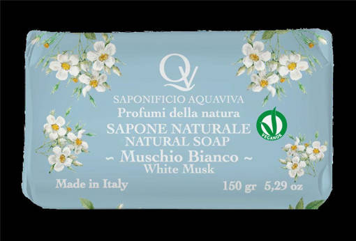 Aquaviva Saponetta Muschio Bianco 150 gr