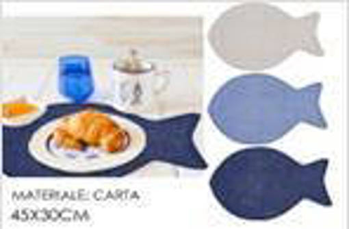 TOVAGLIETTA PESCE 45X30CM 3ASS