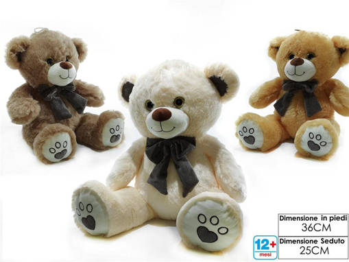GT - Morbidosi-Orsetto C/Fiocco 25Cm 3Ass 721706