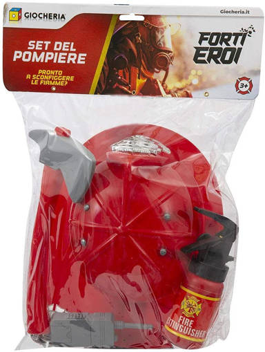 Giocheria - FORTI EROI - Travestimento del Pompiere in Blister GGI190299