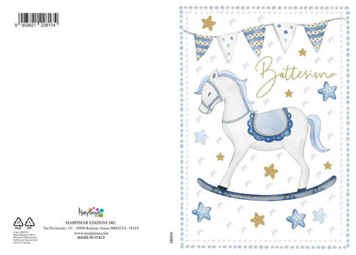 Marpimar - Battesimo Azzurro Cavalluccio SRD34