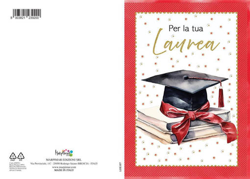Marpimar - Laurea Rilievo Gufo Foil Oro LOE107