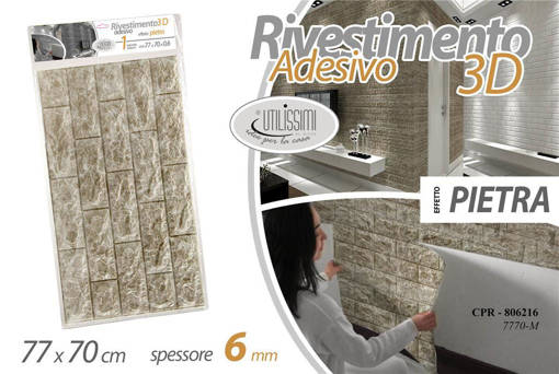 CPR/3D PARETE PIETRA 6MM 77*70CM 7770-MB