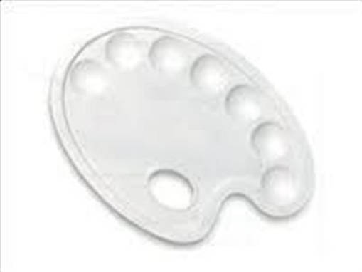 CWR - Tavolozza Ovale In Plastica Cm 24X17 98/184