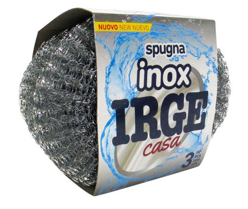Irge Casa Spugna Inox 2 Pezzi 30 Gr