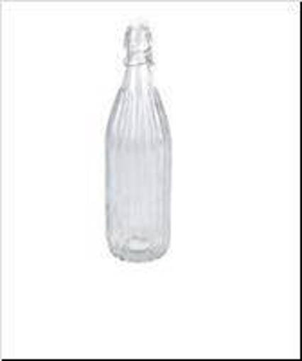 Galileo Bottiglia 1Lt Vetro Righe Trasparente