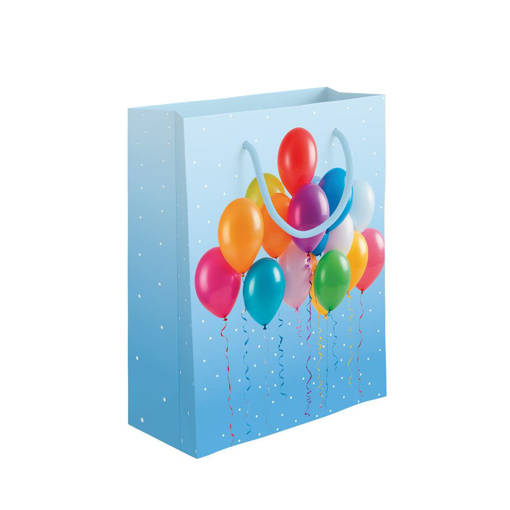 Marpimar - Shopper Palloncini Azzurri Piccole PLE36
