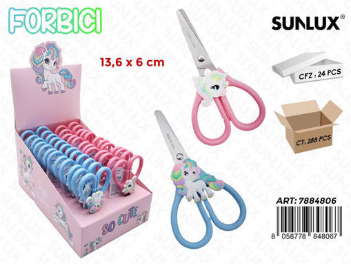 Sunlux - Sunlux Forbici Unicorno Ass. 13.6*6Cm 7884806