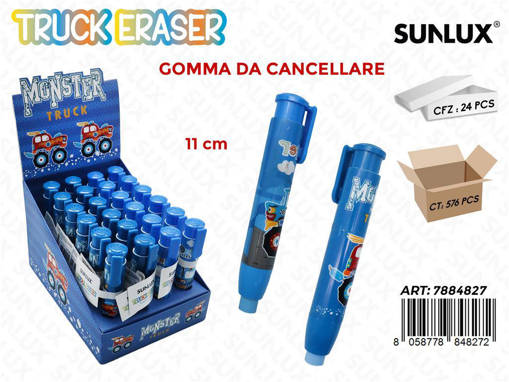 Sunlux - Sunlux Gomma Da Cancell. M.Truck Ass. 11Cm 7884827