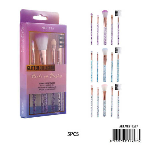 Melissa Glitter Pennello Trucco 5Pz