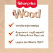 Mattel - Fisher-Price  - Fisher-Price Wood Puzzle degli Animali JFG10