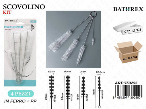 Bathrex Set 4 Scovolini