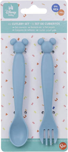 Mickey Set 2 Posate Pp Sagomate