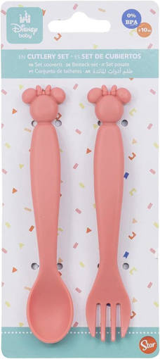 Minnie Set 2 Posate Pp Sagomate