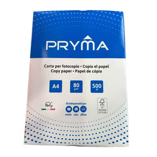Pryma A4 Carta per Fotocopie 80 gr 500 fogli