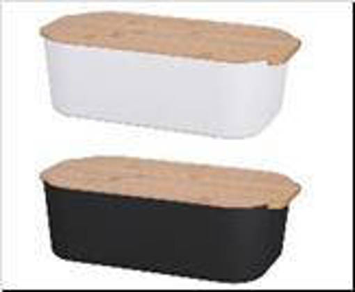 Galileo Portapane 4.5Lt Coperchio In Bamboo 2 Ass