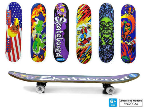 Skateboard 6 Ass.